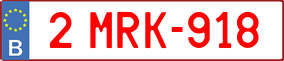 Truck License Plate